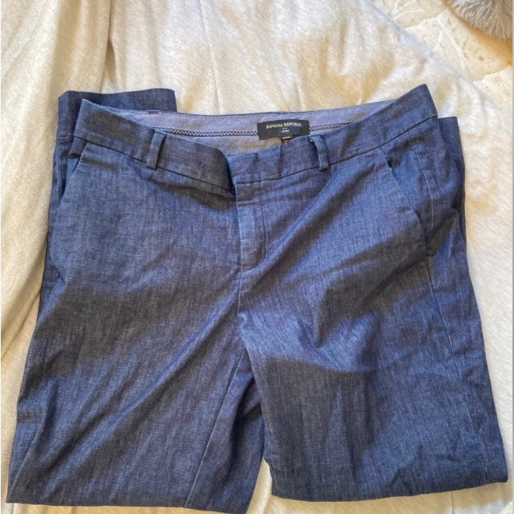 Banana Republic Blue Straight Leg Pants